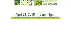 Desktop Screenshot of ecofestcr.org